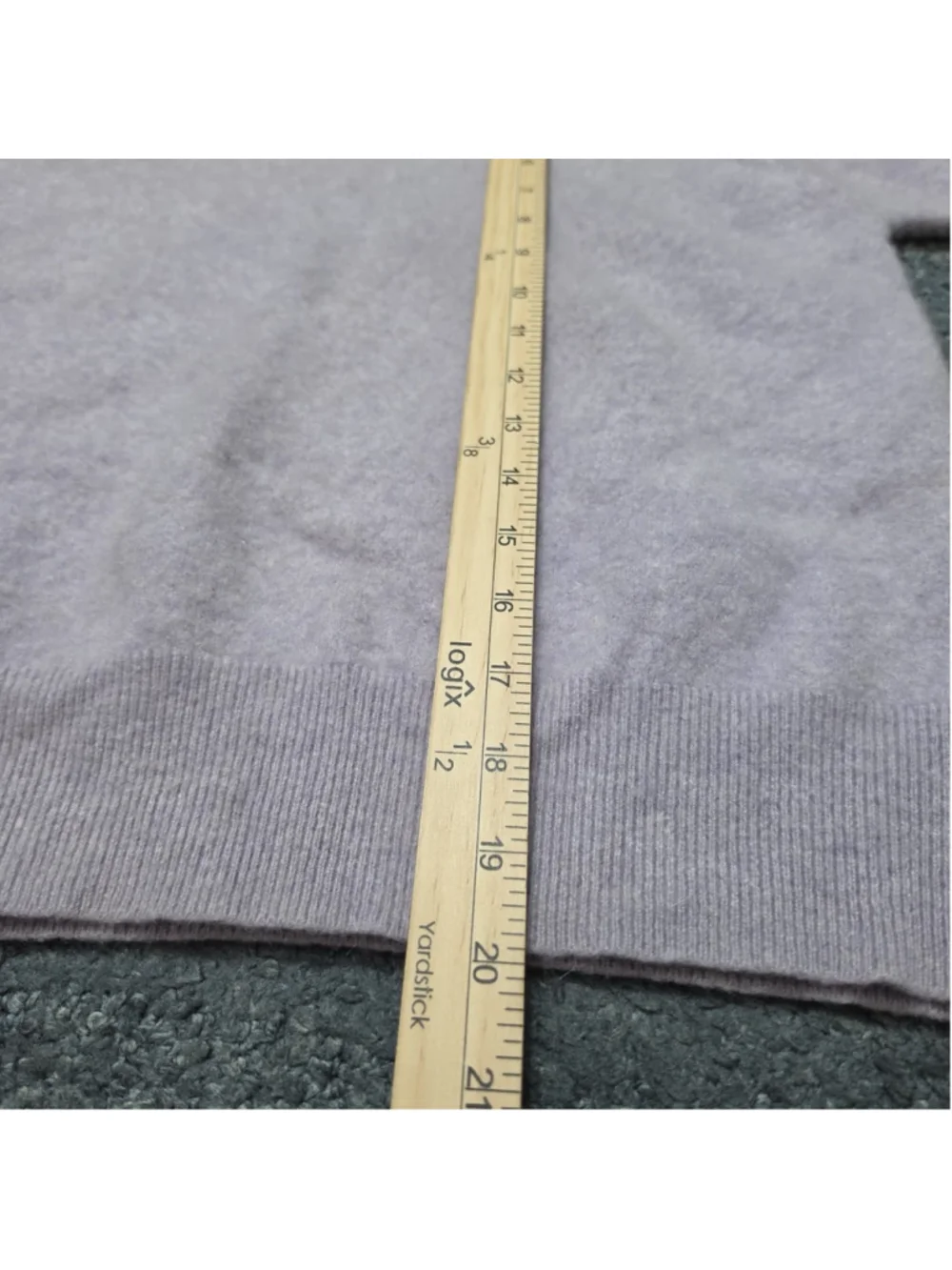 Polo Ralph Lauren 100% Cashmere Sweater Gray Knit Size L Soft Luxury